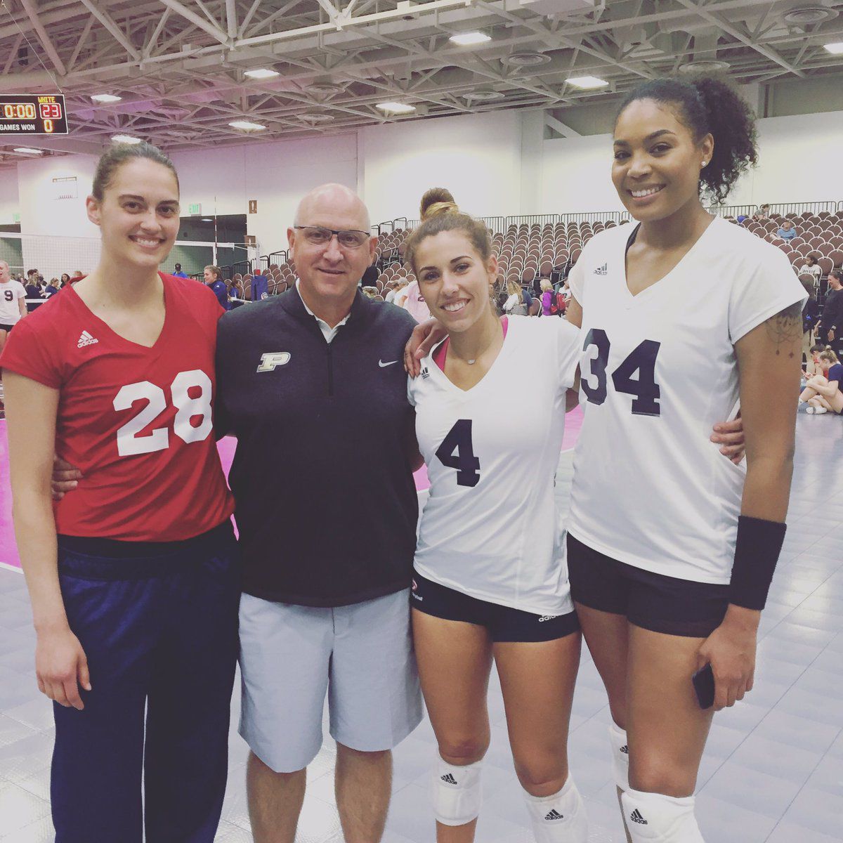 Ashley, Brooke, Sherridan, Dave Team USA